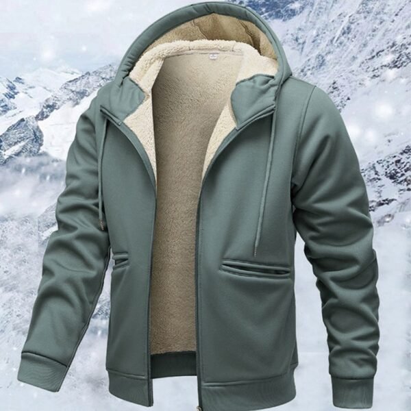 Lamb Cashmere Padded Coat Cardigan